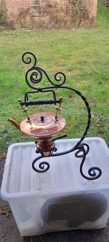 Antique spirit kettle by - kettle,,