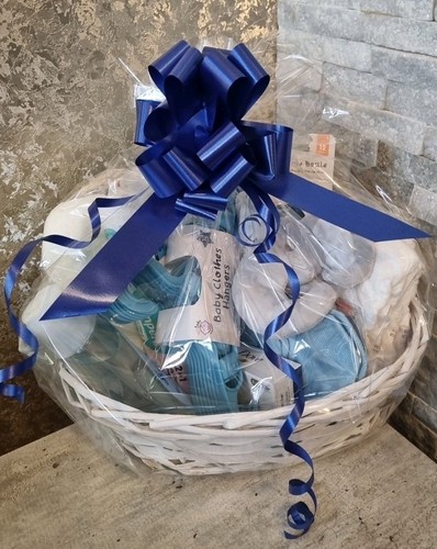 Baby shower hamper luxury blue - baby,