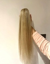 100% Human Hair Ponytail Extension Blonde