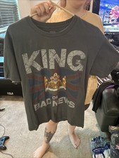 Wwe Mens Graphic T-Shirt Size