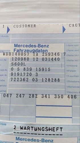 Mercedes benz s600l 1995 v12 - s600l,