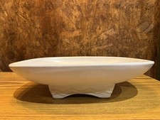 Vintage McCoy Item:1301 Dish Planter Matt White 1950’s