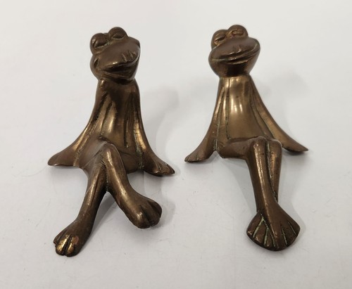 Pair vintage brass - of,
