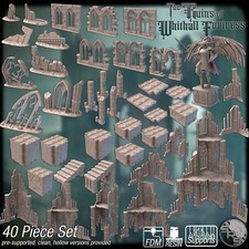Grimdark Ruins Terrain Scenery
