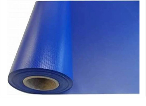 Blue pvc fabric tough - blue,