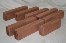 8 Sapele Mahogany Blank Plain Wood Lathe Offcuts Craft Pyrography Carve