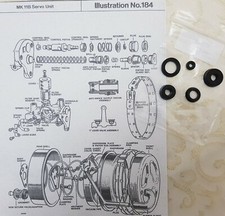 AUSTIN 1800 S, 1968 TO 72  - GIRLING MK2 B BRAKE SERVO SEAL KIT