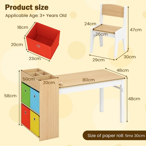 Kids activity table - 2, chairs