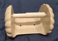 White Porcelain / Ceramic Shell Toilet Holder
