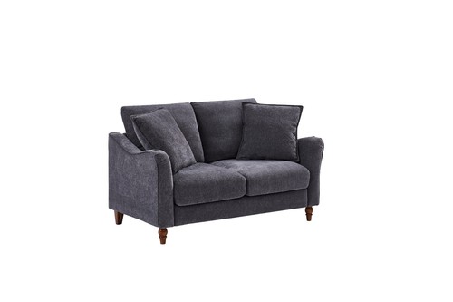 Lazy boy grey fabric sofa - grey,