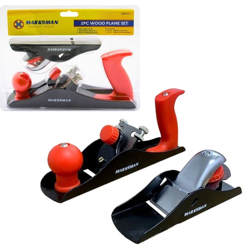 2pc wood plane set - plane, smoothing