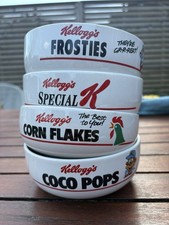 4 x Kelloggs Cereal Bowls