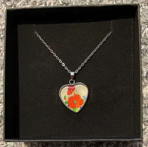 Beautiful poppy necklace - beautiful,