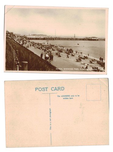 Vintage postcard beach - postcard,