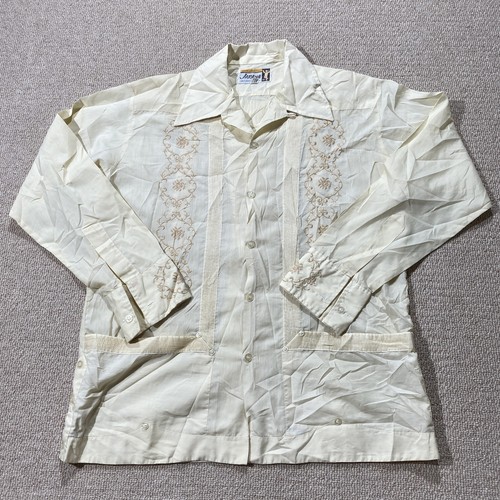 Vintage guayabera cuban shirt - vintage,