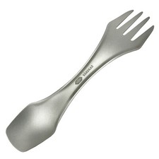 Titanium Spork Cutlery Tool Fork Spoon Knife Lightweight Outdoor Camping Hiking