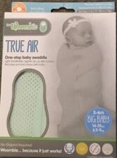 Woombie True Air summer Cocoon Swaddle mojito Mint 3-6 Months
