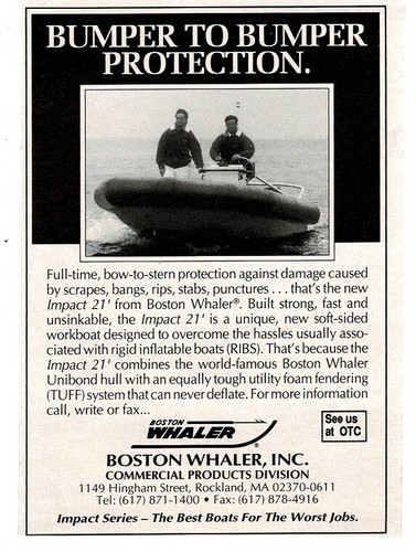 1993 boston whaler impact - impact, 21'