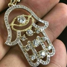 14K Yellow Gold Plated 2 Ct