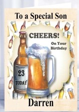 Personalised birthday card