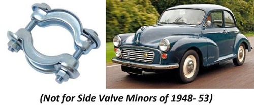 Morris minor front exhaust - front,