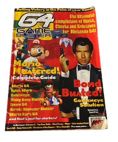 N64 magazine vintage 90s - n64,
