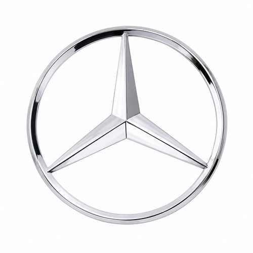 Genuine mercedes emblem - mercedes, rear