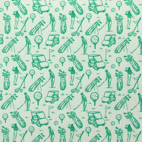 Green white golf - white, upholstery