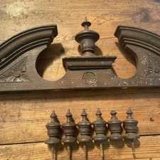 Antique Crest Pediment & 6