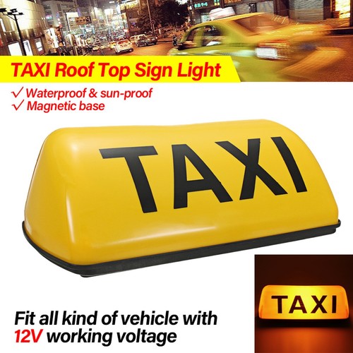 Taxi cab sign - taxi, top