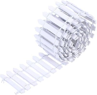 White miniature wooden picket - miniature,