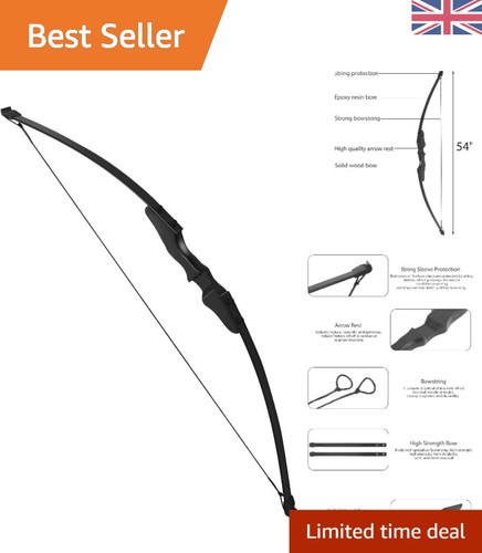 Durable recurve bow with - durable, 54"