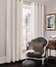 Plain blackout eyelet curtains - blackout,