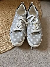 Zara Size 41 Spotty Platform Trainers.   Worn.