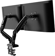 Invision Dual Arm Monitor Mount 19"-32" Screens Desk Stand Bracket with Clamp