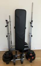 Weight Lifting Bench with Set
