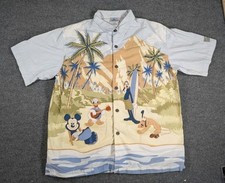 Disney Hawaiian Shirt Mens L
