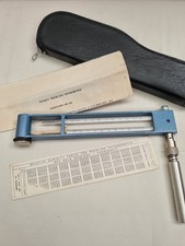 British Rototherm Pocket Whirling Hygrometer with Case and Instructions
