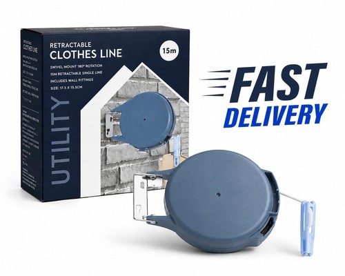 15m retractable clothes line - retractable,