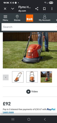 Flymo hover vac 270 - flymo, corded