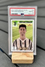 Rare Cristiano Ronaldo PSA 10 Topps Merlin Heritage ’95 Pop 3 Juventus Rookie