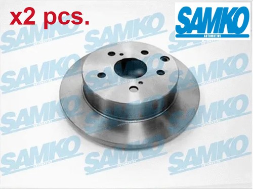 Pcs rear brake disc - x2,