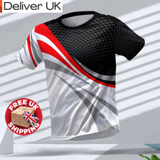 S-5XL Mens T-Shirt Gym