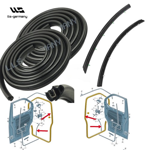 Door seal set for - set, van