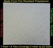 2M² Polystyrene Ceiling Tile