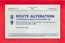 Bus Timetable Leaflet -