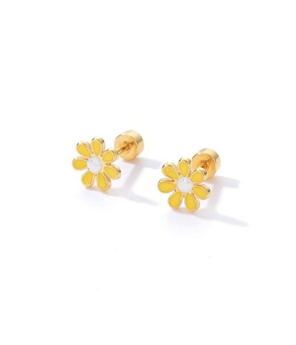 Flower screw back - back, stud