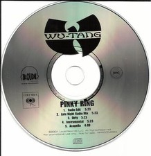 WU TANG CLAN Pinky Ring RARE MIX & INSTRUMENTAL & ACAPPELLA PROMO DJ CD single