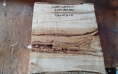 Sweet chestnut bowl blank - sweet,