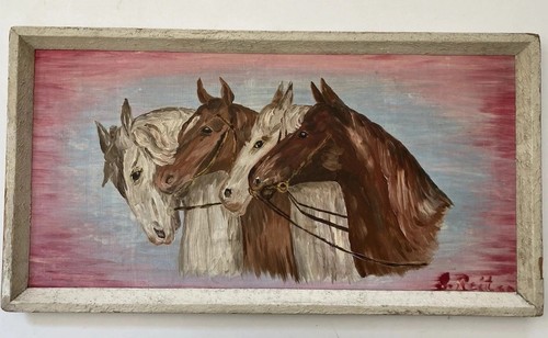 Vintage oil painting - oil,